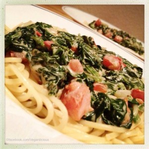 Veganilicious_Spaghetti-Blattspinat